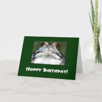 FROG ARTWORK HOPPY BIRTHDAY