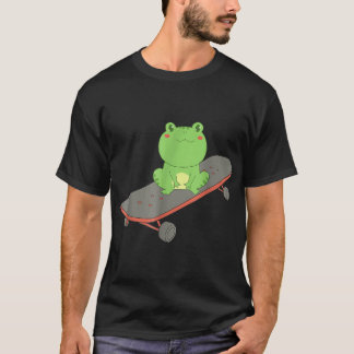 Frog auf Skateboard (3) T-Shirt