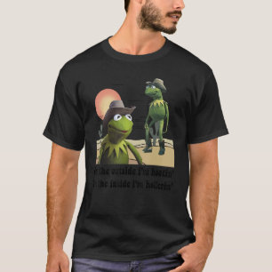Frog Außerhalb bin ich Hootin Inside Ich bin Holle T-Shirt