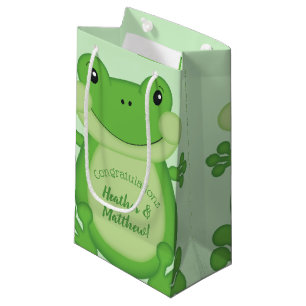Frog Baby Dusche Green Kleine Geschenktüte