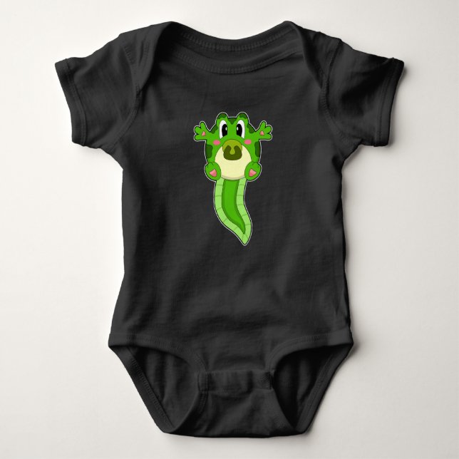 Frog Baby Schnuller Baby Strampler (Vorderseite)