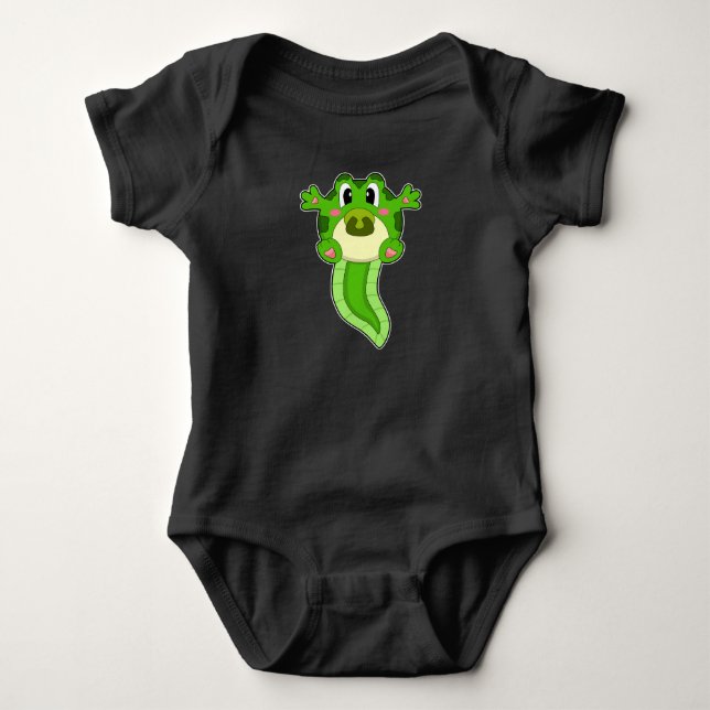 Frog Baby Schnuller Strampler (Vorderseite)
