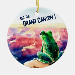Frog beim Grand Canyon Souvenir Keramik Ornament