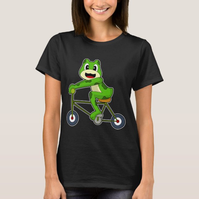Frog Bicycle T-Shirt (Vorderseite)