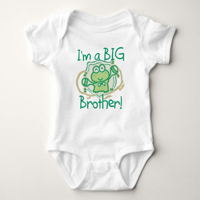 Frog Big Brother Baby Strampler (Vorderseite)