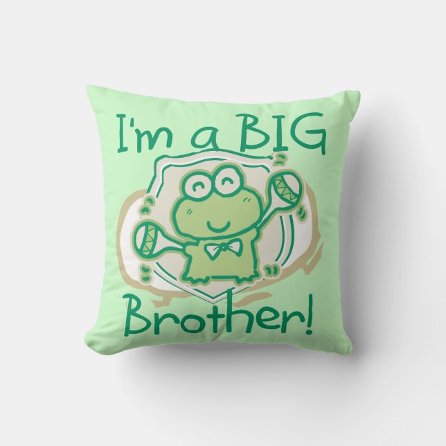 Frog Big Brother Kissen (Vorderseite)