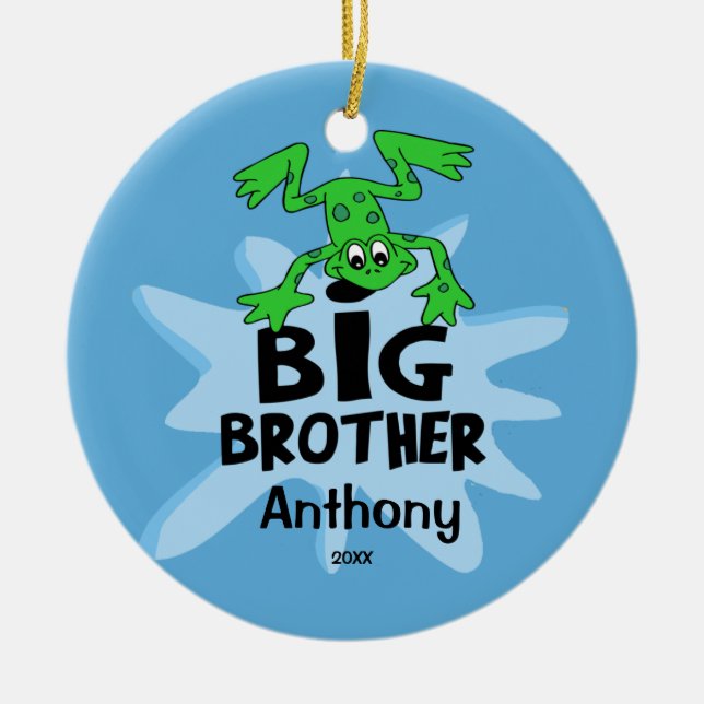 Frog Big Brother Weihnachtsschmuck (Vorne)