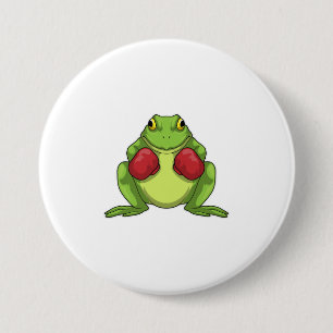 Frog Boxer Boxing Gloves Button