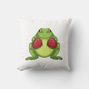 Frog Boxer Boxing Gloves Kissen