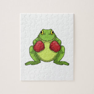 Frog Boxer Boxing Gloves Puzzle