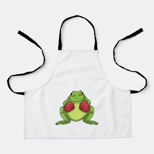 Frog Boxer Boxing Gloves Schürze (Vorderseite)