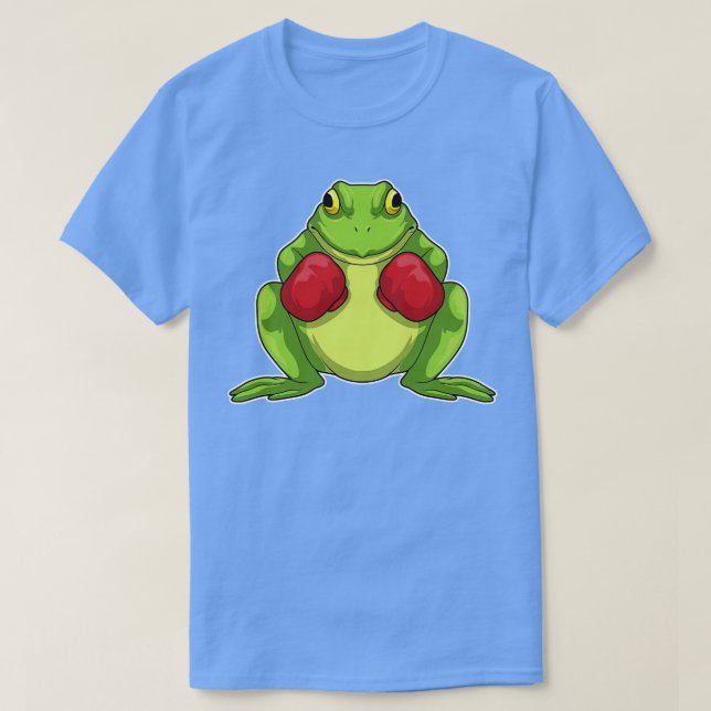 Frog Boxer Boxing Gloves T-Shirt (Design vorne)