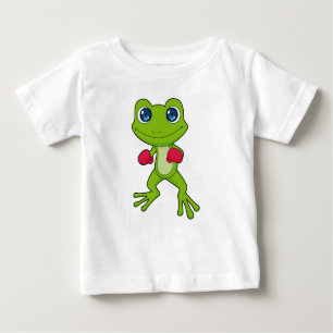 Frog Boxing Boxer Boxhandschuhe Baby T-shirt