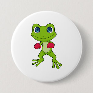 Frog Boxing Boxer Boxhandschuhe Button