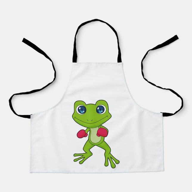 Frog Boxing Boxer Boxhandschuhe Schürze (Vorderseite)