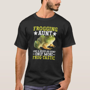 Frog Catching Aunt For Frog Hunting T-Shirt