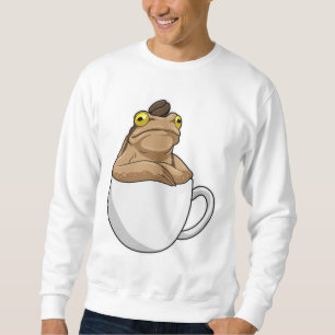Frog Coffee Coffee Bean Sweatshirt