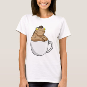 Frog Coffee Coffee Bean T-Shirt