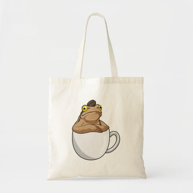 Frog Coffee Coffee Bean Tragetasche (Vorne)