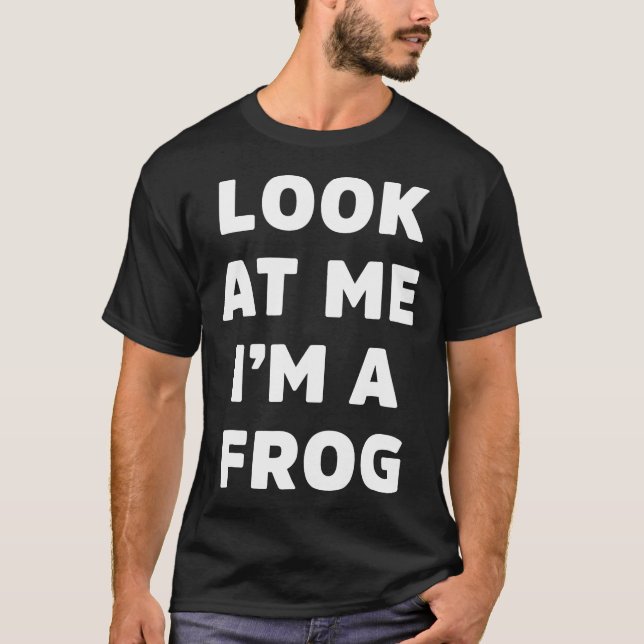Frog Costume For Halloween T-Shirt (Vorderseite)