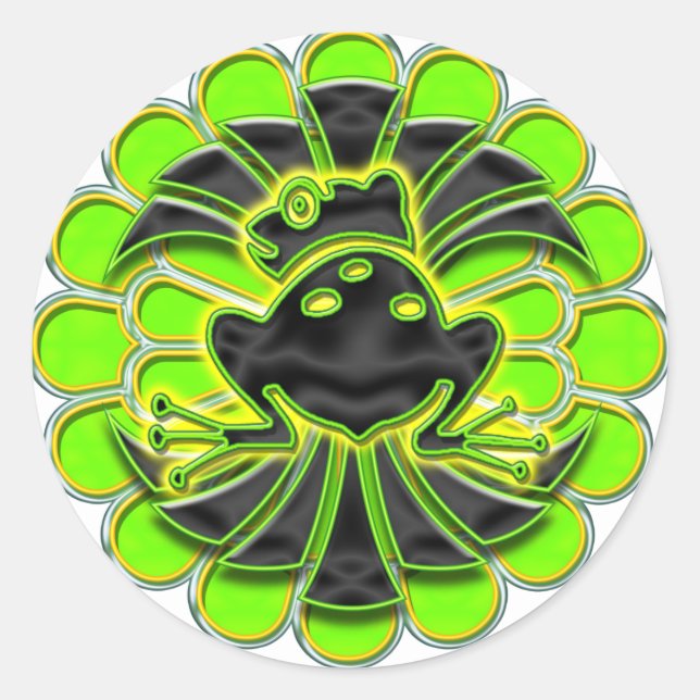 Frog Deko Stickers (Vorderseite)