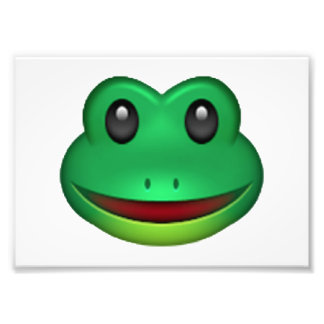 Frog - Emoji Fotodruck