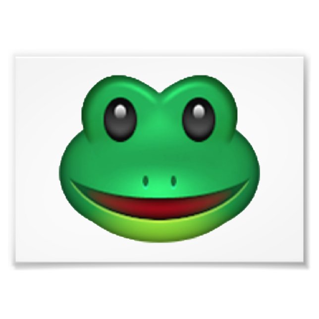 Frog - Emoji Fotodruck (Vorne)
