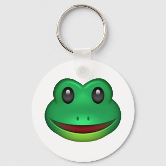Frog - Emoji Schlüsselanhänger (Vorderseite)