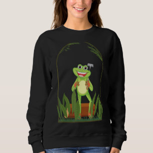 Frog Forestcore-Hütte Sweatshirt