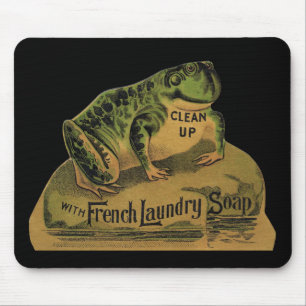 Frog French Wäsche Seife Mousepad