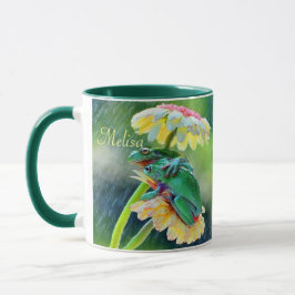 Frog Friends Blume erhalten Geschenkname Kaffee Tasse