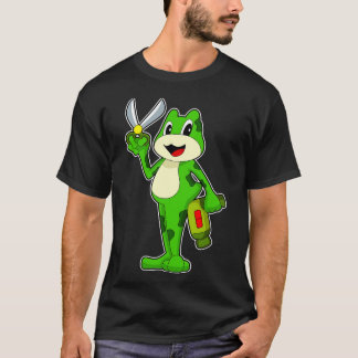 Frog Friseur Schere Haartrockner T-Shirt