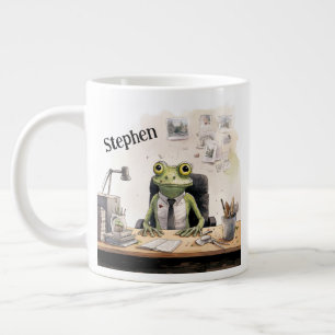Frog für den administrativen Individuelle Name Jumbo-Tasse