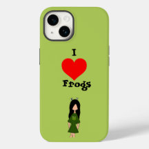 Frog Girl iPhone Case