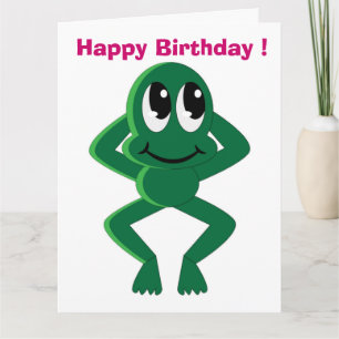 FROG "HAPPY BIRTHDAY" KARTE