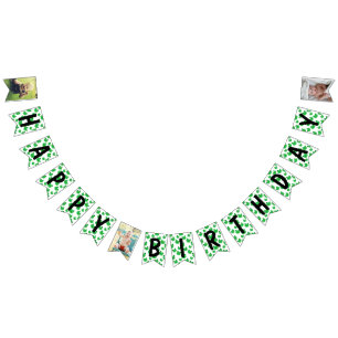 Frog Happy Birthday Wimpelkette