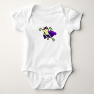 Frog Hero Baby Strampler