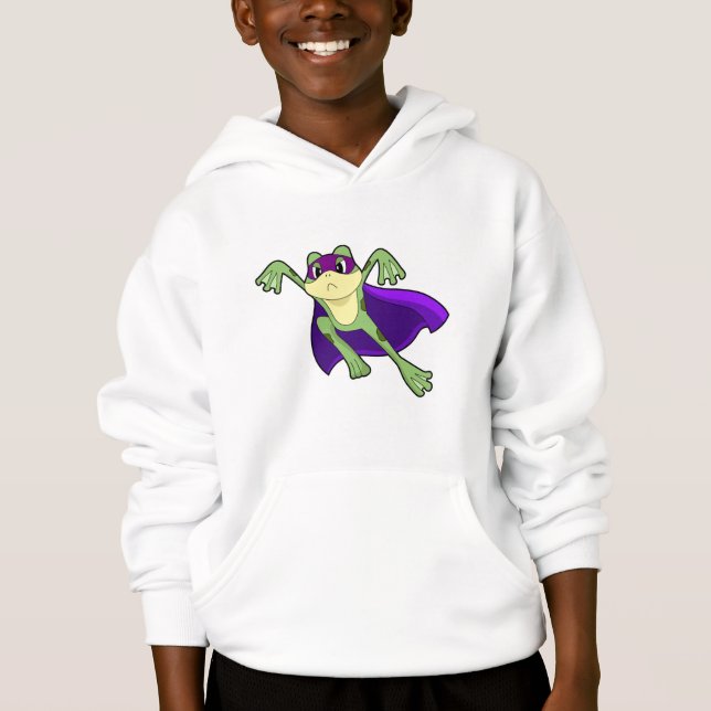 Frog Hero Hoodie (Vorderseite)