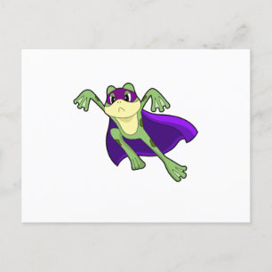 Frog Hero Postkarte