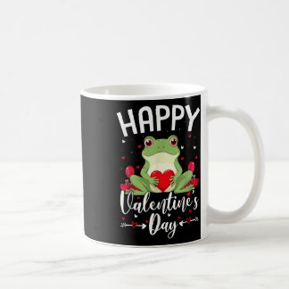 Frog Holding Herz Lieben Happy Valentines Day Kaffeetasse