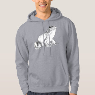 Frog Hoodie Bullfrog Art Shirt Cool Frosch Hoodie