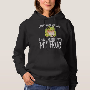 Frog ich kann nicht überstunden arbeiten, habe ich hoodie