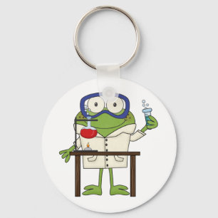 Frog in the Science Lab Schlüsselanhänger