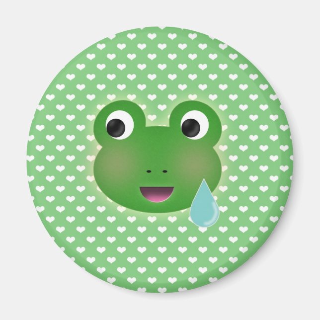 Frog Kawaii Magnet (Vorne)