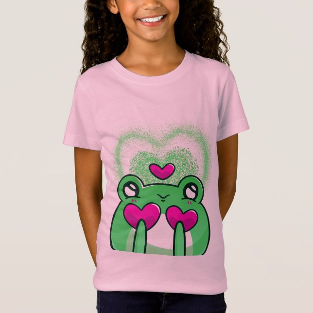 Frog kawaii T - Shirt (Vorderseite)