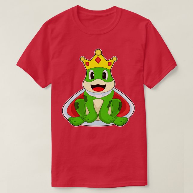Frog King Crown 2 T-Shirt (Design vorne)