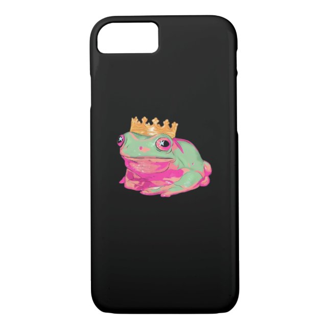 Frog King Funky Meme Classic Style Case-Mate iPhone Hülle (Rückseite)