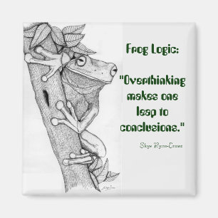 FROG LOGIC Fun Frog Magnet