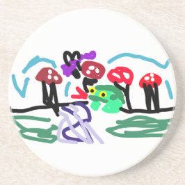 Frog love getränkeuntersetzer