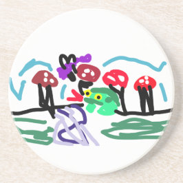 Frog love getränkeuntersetzer